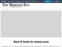 Tablet Screenshot of morningsun.net